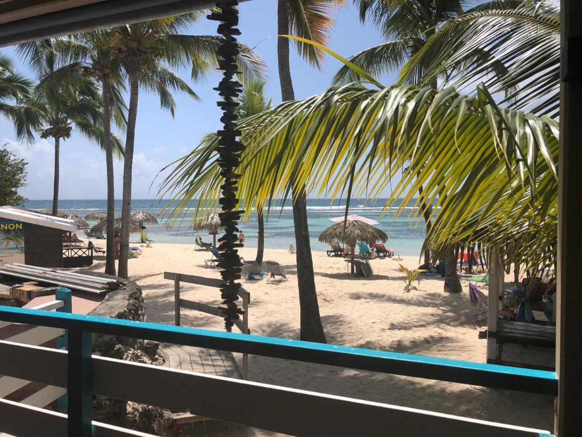 Brin D'Ile Anse Des Rochers Vue Mer A 50 M De La Plage Et Piscine Сен-Франсуа Экстерьер фото