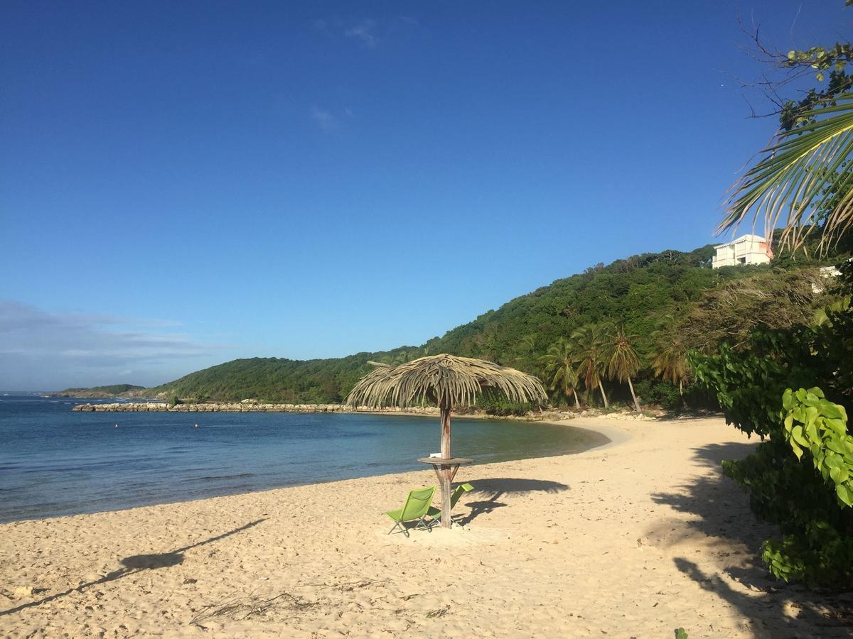 Brin D'Ile Anse Des Rochers Vue Mer A 50 M De La Plage Et Piscine Сен-Франсуа Экстерьер фото