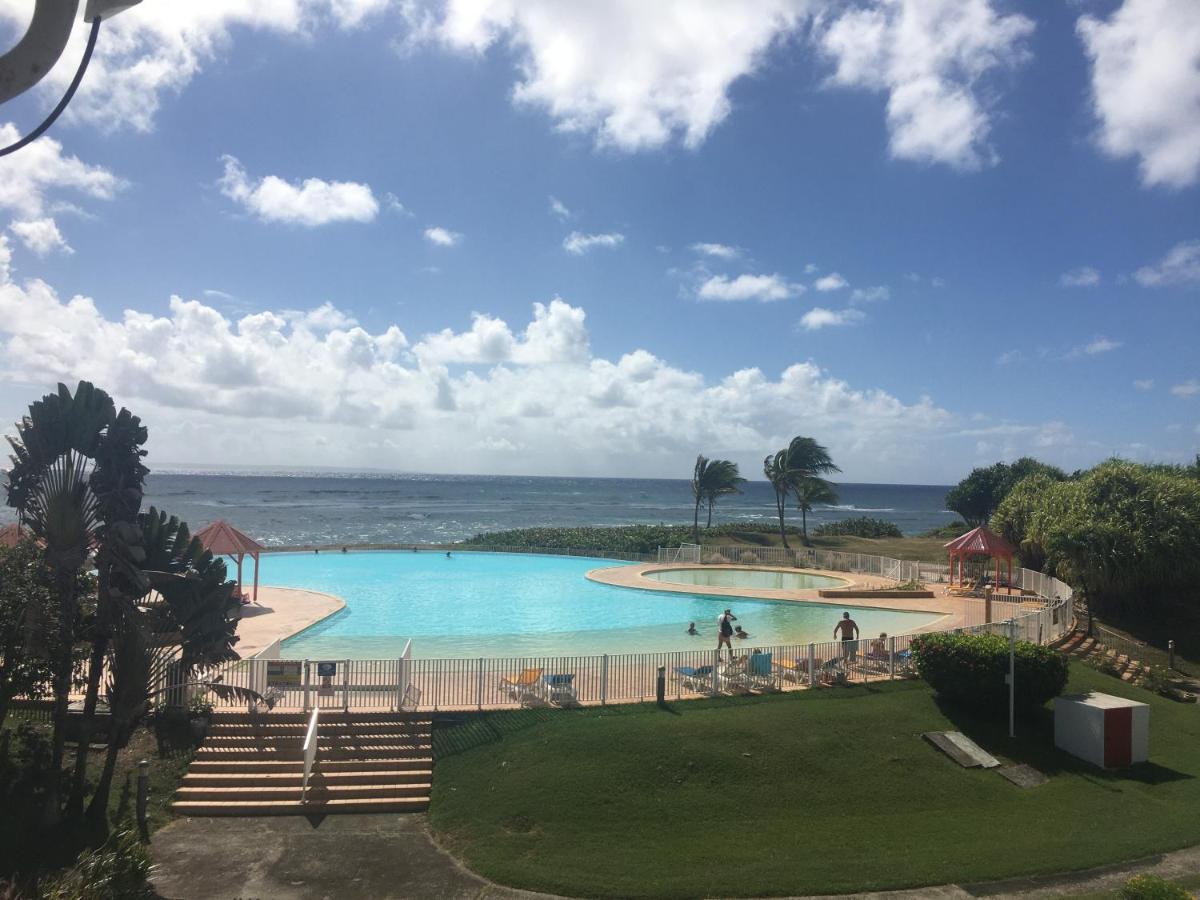 Brin D'Ile Anse Des Rochers Vue Mer A 50 M De La Plage Et Piscine Сен-Франсуа Экстерьер фото